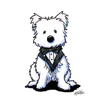 KiniArt Tuxedo Westie