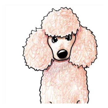 Poodle Art Close-up view