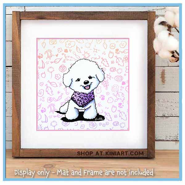 Bichon Frise Sample Display