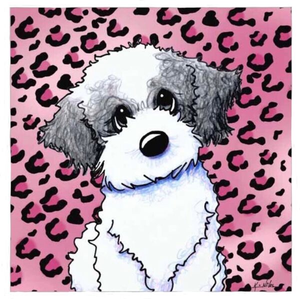 Maltipoo art print