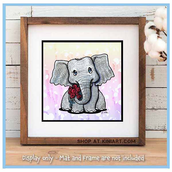 KiniArt Elephant Print