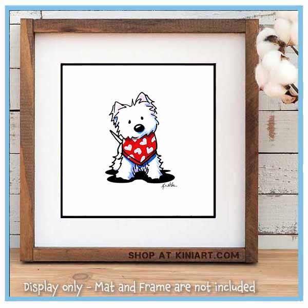 KiniArt Westie Valentine
