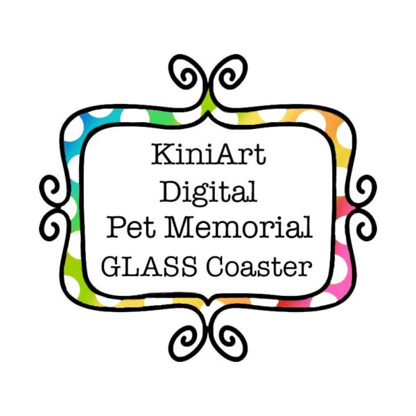 Pet Memorial Glass Portrait