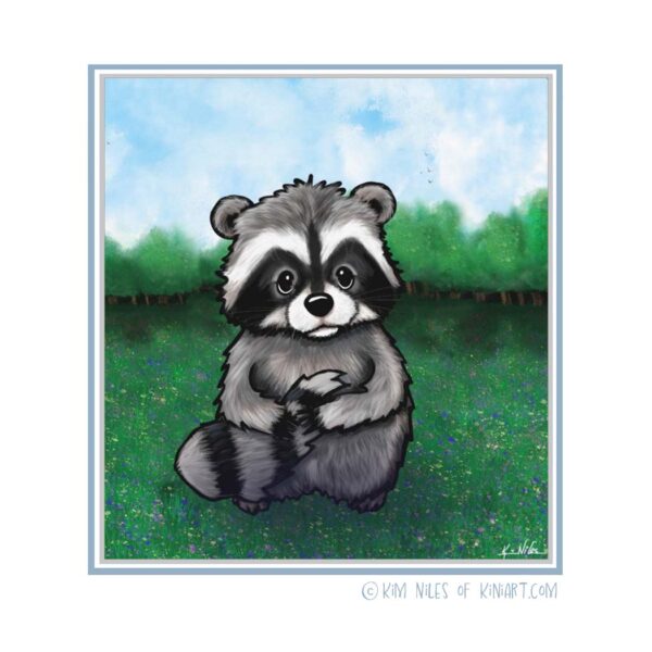 KiniArt Raccoon Art