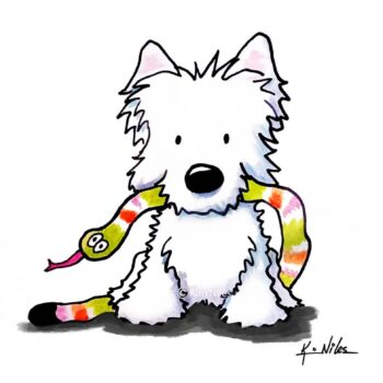 Original Art KiniArt Westie