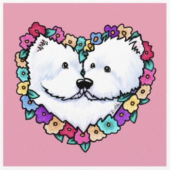 Blooming Heart Westie