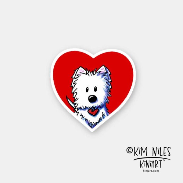 Westie terrier sticker