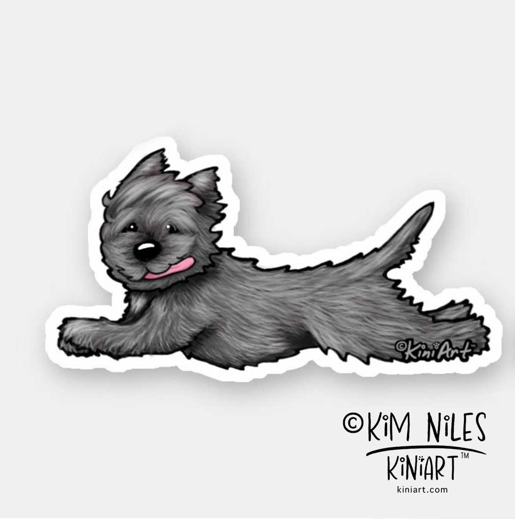 Cairn terrier sticker