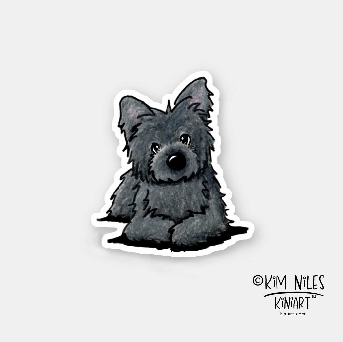 KiniArt Cairn Terrier Sticker