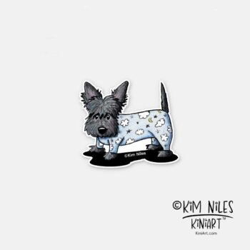 KiniArt Scottie Terrier sticker
