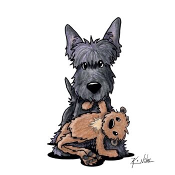 Bigfoot and Scottie art by Kim Niles