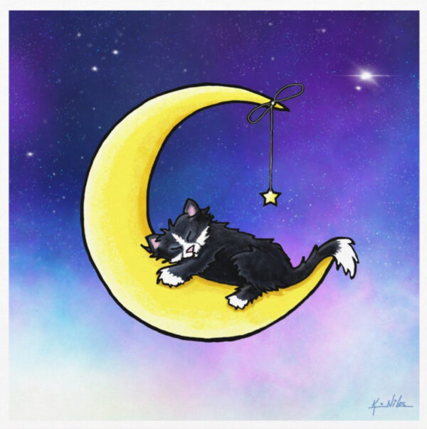 Cat art print