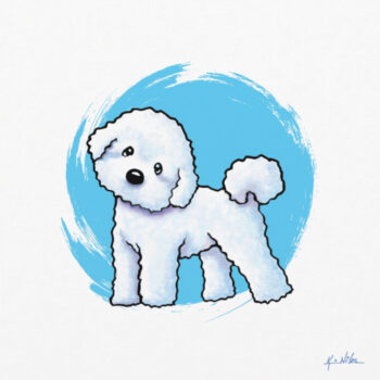 Bichon frisé print